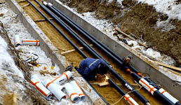 Монтаж наружных сетей водопровода